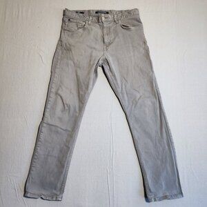 Calvin Klein Jeans straight leg men's size 34 X 32 grey colour